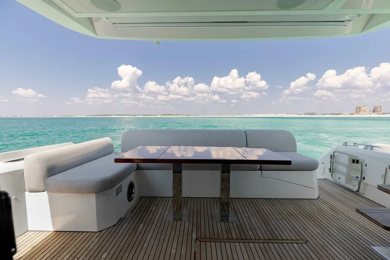 Slide: The Image of 2019 Prestige 590 Fly 'New Heart' - Flybridge Dinette - 5681158