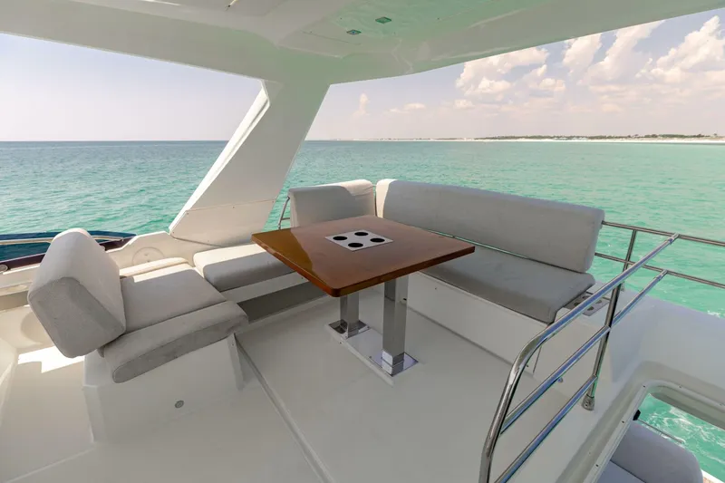 Slide: The Image of 2019 Prestige 590 Fly 'New Heart' - Flybridge Dinette - 5681165