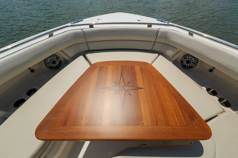 Slide: The Image of Boston Whaler 380 Realm- Bow Dinette 2022 Boston Whaler 380 EX Realm Clay Fam - 5675372