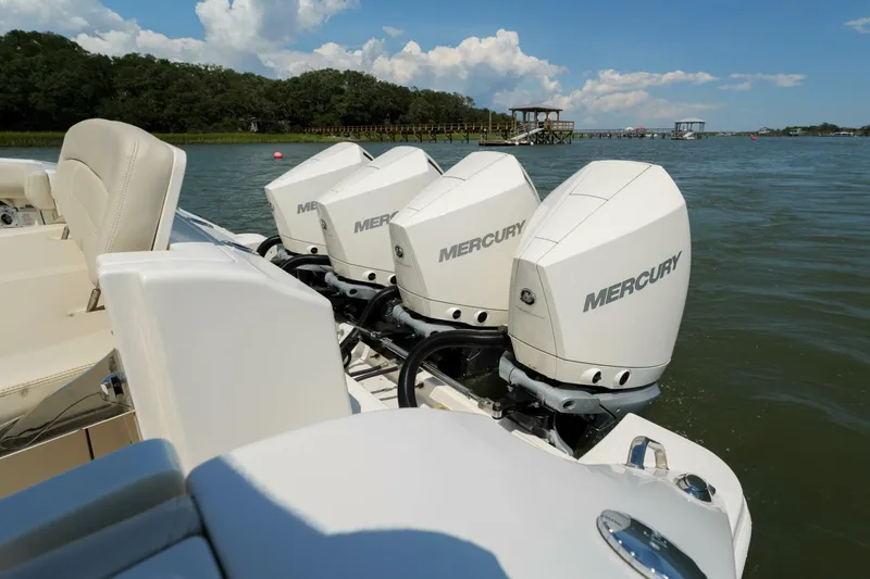 Slide: The Image of Boston Whaler 380 Realm- Engines 2022 Boston Whaler 380 EX Realm Clay Fam - 5675381