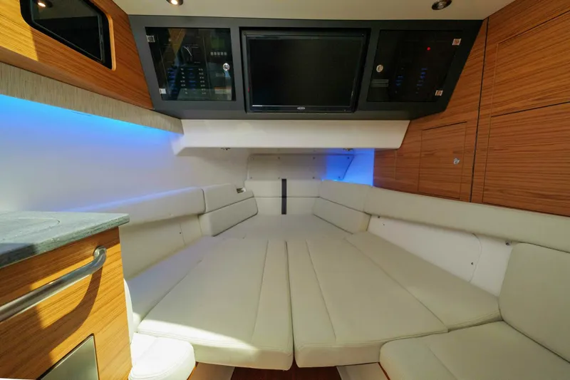 Slide: The Image of Boston Whaler 380 Realm- Cabin 2022 Boston Whaler 380 EX Realm Clay Fam - 5675395