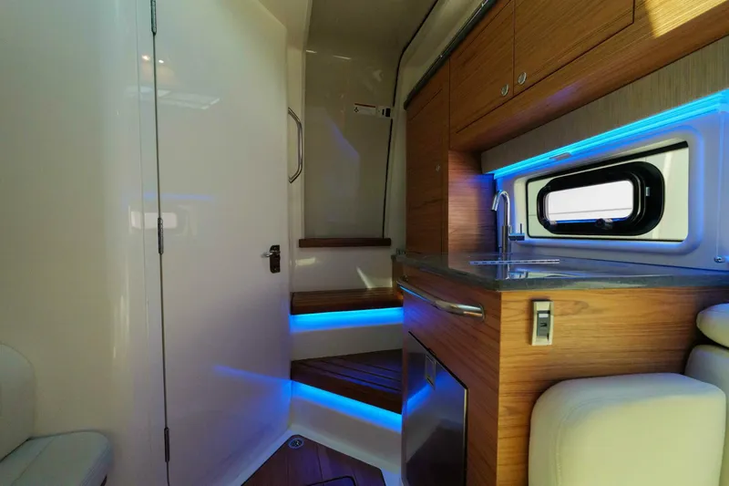 Slide: The Image of Boston Whaler 380 Realm- Companionway 2022 Boston Whaler 380 EX Realm Clay Fam - 5675399