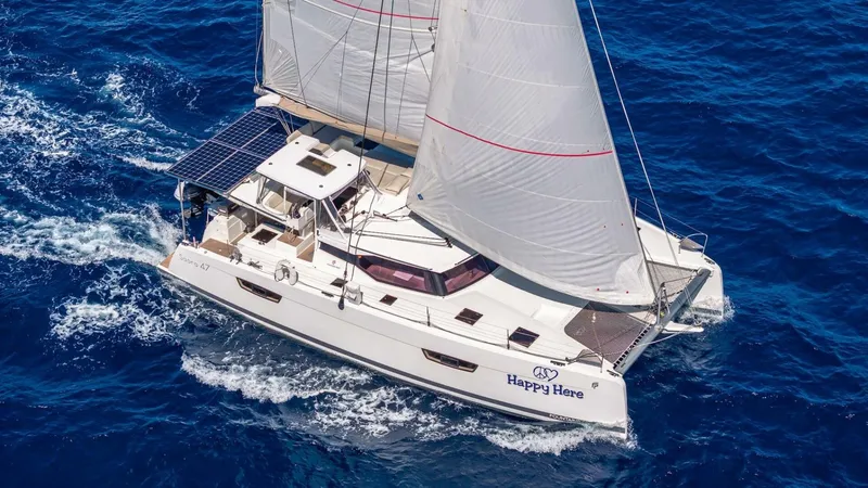 Slide: The Image of Happy Here Sailing With Jib Overhead 5 - 5676424