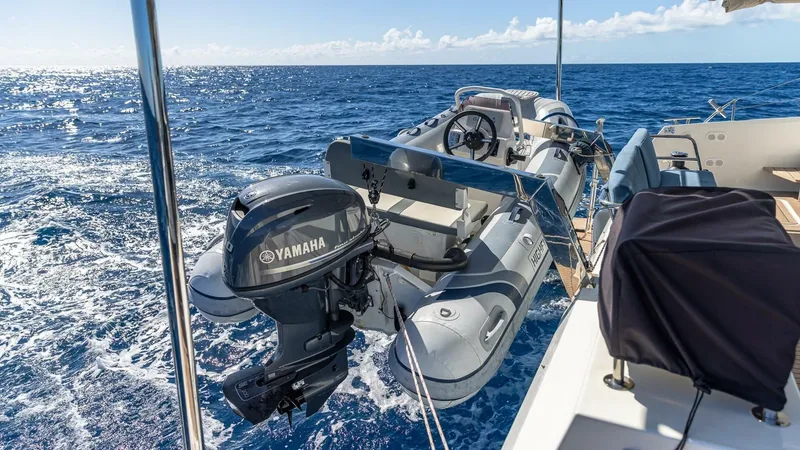 Slide: The Image of Happy Here   Ext Dinghy - 5676434