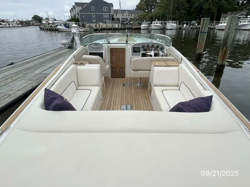 Slide: The Image of 28' Chris-Craft cockpit forward - 5680610