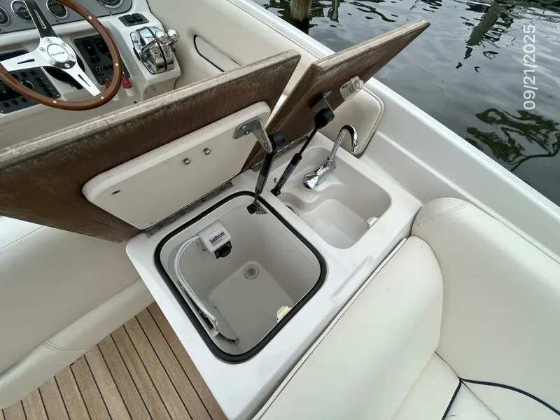 Slide: The Image of 28' Chris-Craft cockpit sink-cooler - 5680609