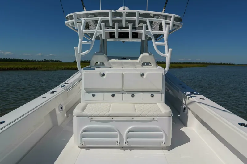 Slide: The Image of Onslow Bay TE Pelagic Predator- Cockpit 2023 Onslow Bay 41 Pelagic Predator - 7653863