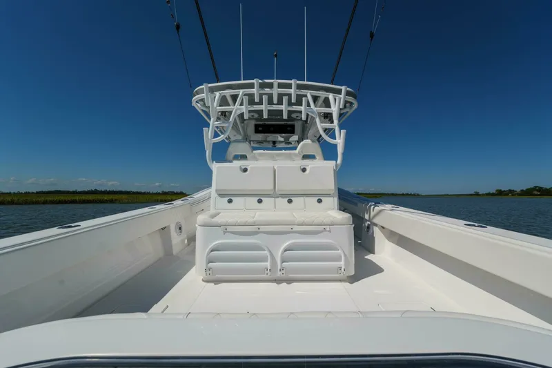 Slide: The Image of Onslow Bay TE Pelagic Predator- Cockpit 2023 Onslow Bay 41 Pelagic Predator - 7653862