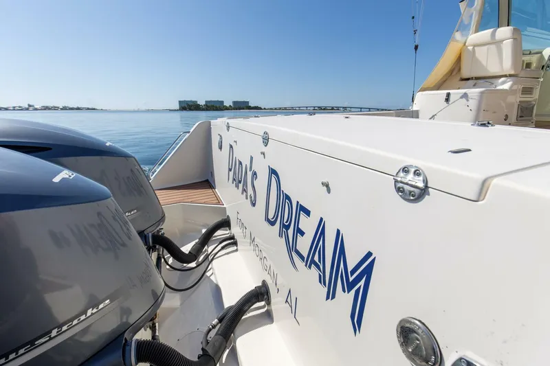 Slide: The Image of 2016 37 Grady White 370 Express Papa_s Dream Stern - 5684643