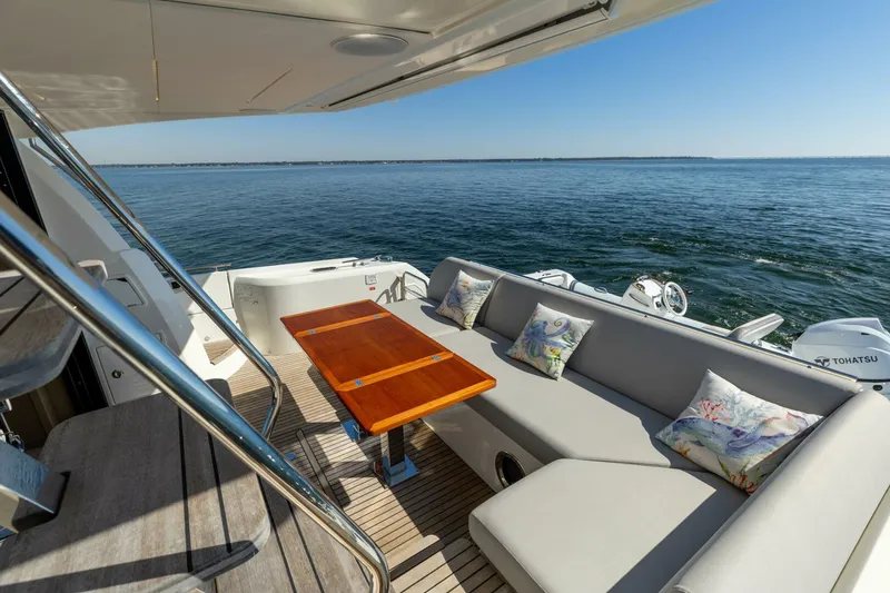 Slide: The Image of 2024 Prestige 520 Fly- SS BELLE VIE- Aft Deck - 5751291