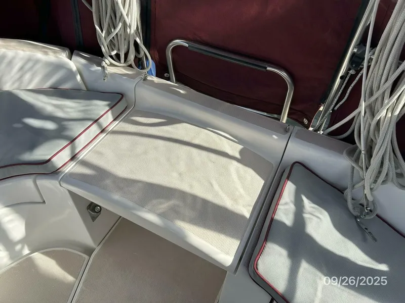 Slide: The Image of 37' Hunter transom pass-thru - 5692581