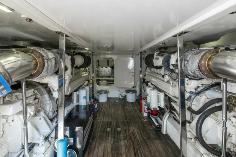 Slide: The Image of Custom 2004 Ebony Sportfish-Engine Room - 5696332