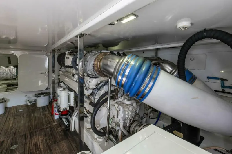 Slide: The Image of Custom 2004 Ebony Sportfish-Engine Room - 5696334