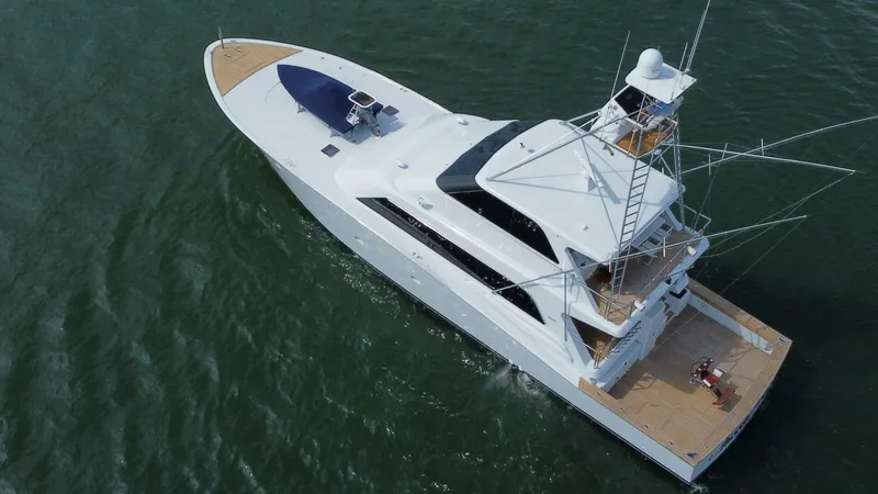 Slide: The Image of 1996 87 Oceanfast Enclosed Bridge Sportfish - Aussie Rules - 6409159