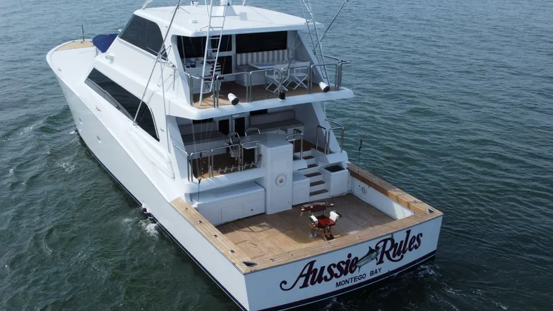 Slide: The Image of 1996 87 Oceanfast Enclosed Bridge Sportfish - Aussie Rules - 5705336