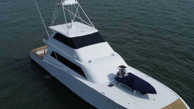 Slide: The Image of 1996 87 Oceanfast Enclosed Bridge Sportfish - Aussie Rules - 5705342