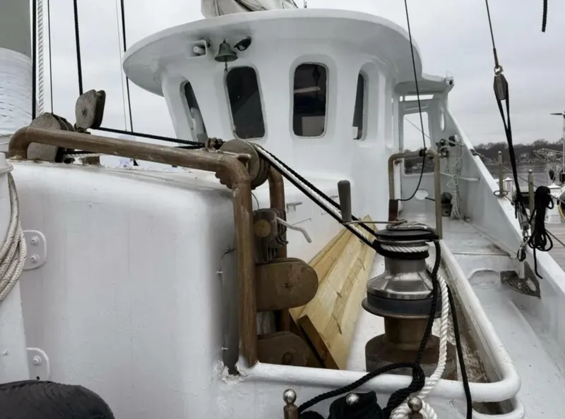 Slide: The Image of Custom Schooner Liveaboard 1989 - 5708440