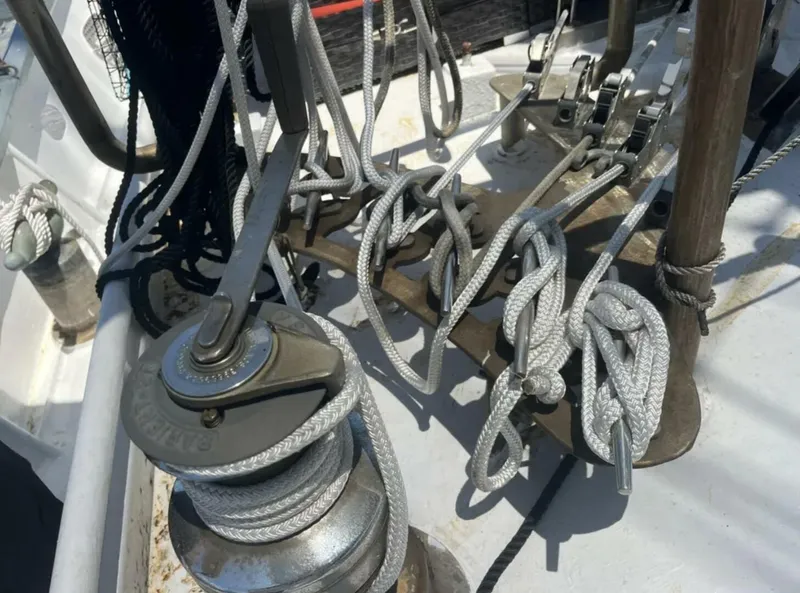 Slide: The Image of Custom Schooner Liveaboard 1989 - 5708445