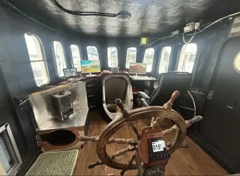 Slide: The Image of Custom Schooner Liveaboard 1989 - 5708447