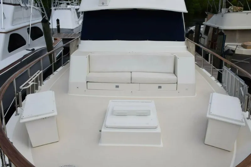 Slide: The Image of Foredeck lounge seat and two dunnage storage boxes which also have cushion tops - 5711524
