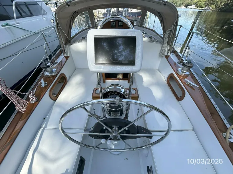 Slide: The Image of 35' Bristol cockpit helm1 - 5720701