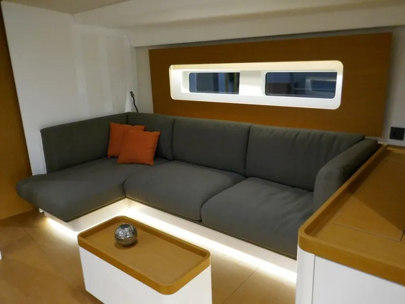Slide: The Image of Oceanis Yacht 54 Sofa Interior - 5723719