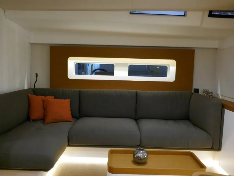 Slide: The Image of Oceanis Yacht 54 Sofa Interior - 5723718