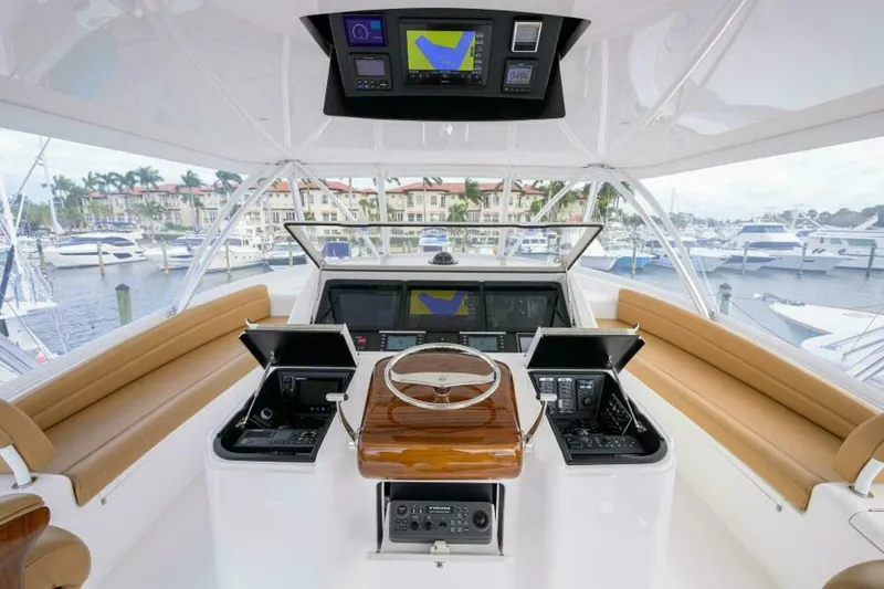 Slide: The Image of Viking 72 TAMI ANN - Helm Station 2021 Viking 72 Convertible TAMI ANN - 5725677
