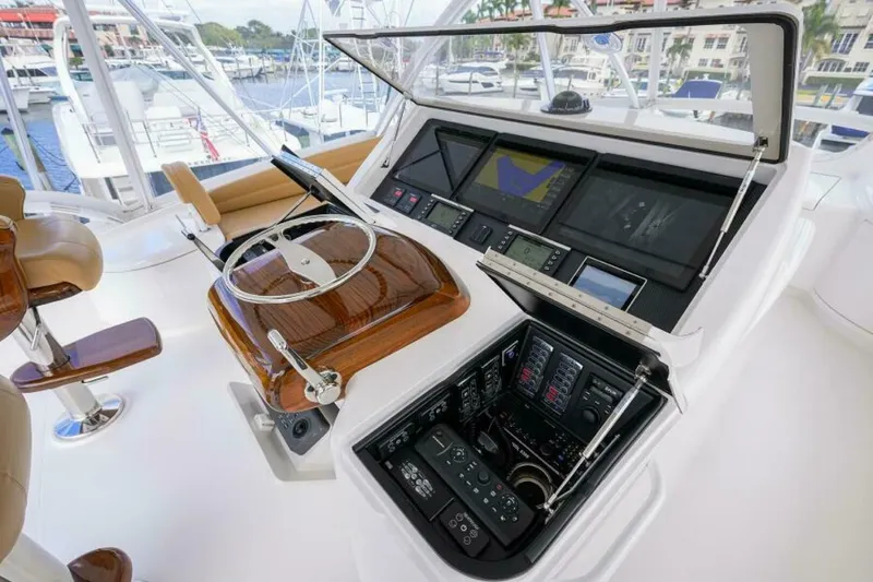 Slide: The Image of Viking 72 TAMI ANN - Helm Station 2021 Viking 72 Convertible TAMI ANN - 5725678