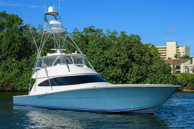 Slide: The Image of Viking 72 TAMI ANN - Starboard Bow Profile 2021 Viking 72 Convertible TAMI ANN - 5725692