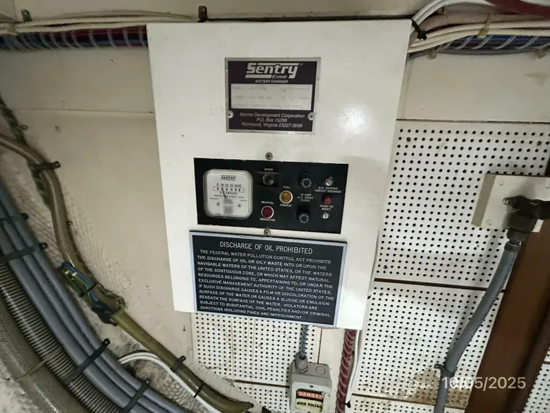 Slide: The Image of 42' Grand Banks battery charger - 5726258