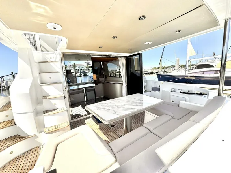 Slide: The Image of 2019 Azimut 55 - Aft Deck  - 5726596