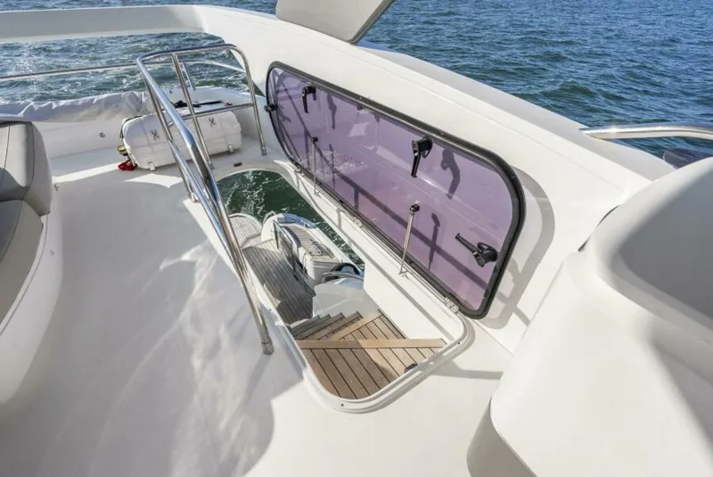 Slide: The Image of Princess F62 Stumped- Companionway 2020 Princess Flybridge Stumped - 5727263