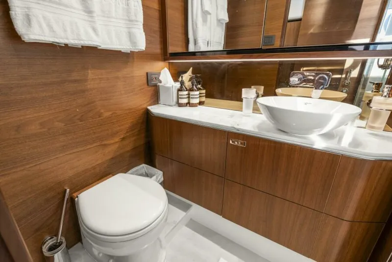 Slide: The Image of Princess F62 Stumped- Forward VIP Stateroom Head 2020 Princess Flybridge Stumped - 5727282