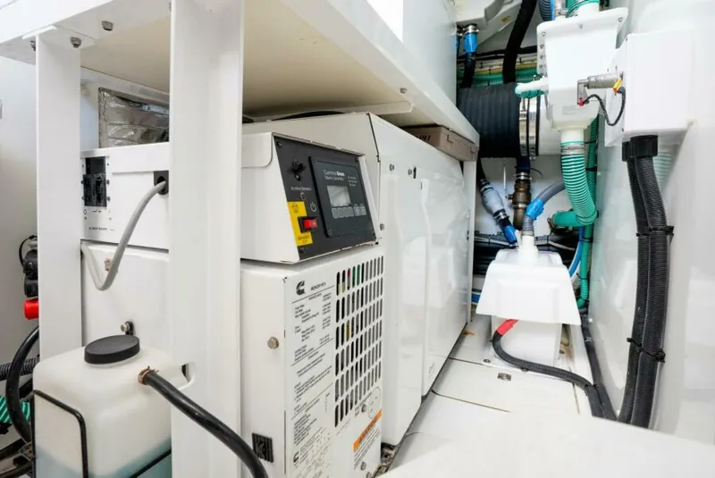 Slide: The Image of Princess F62 Stumped- Engine Room 2020 Princess Flybridge Stumped - 5727290