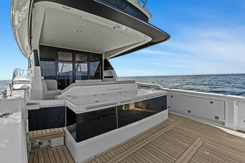 Slide: The Image of 2025 Maritimo M600 - Aft Deck - 5728019