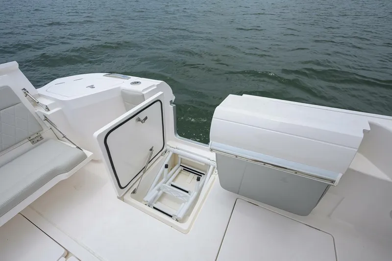 Slide: The Image of Intrepid 41 - Cockpit Swim Ladder 2023 Intrepid Valor - 5729822