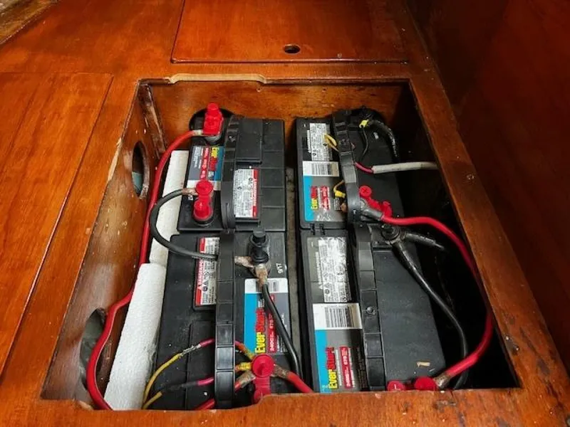 Slide: The Image of House bank batteries - 5730853