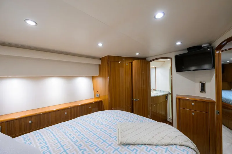 Slide: The Image of Viking 54 Day Sea - Master Stateroom 2008 Viking 54 Convertible Day Sea - 5741964