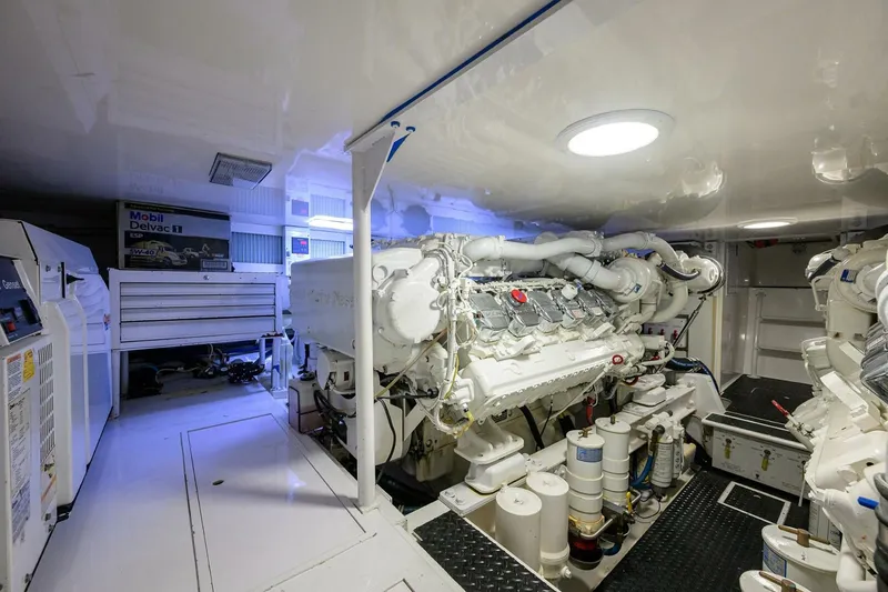 Slide: The Image of Viking 54 Day Sea - Engine Room 2008 Viking 54 Convertible Day Sea - 5742059