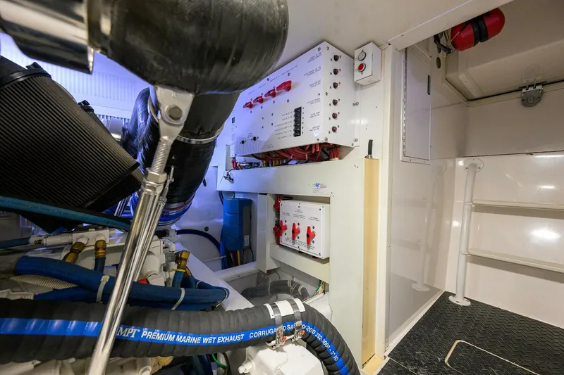 Slide: The Image of Viking 54 Day Sea - Engine Room 2008 Viking 54 Convertible Day Sea - 5742067