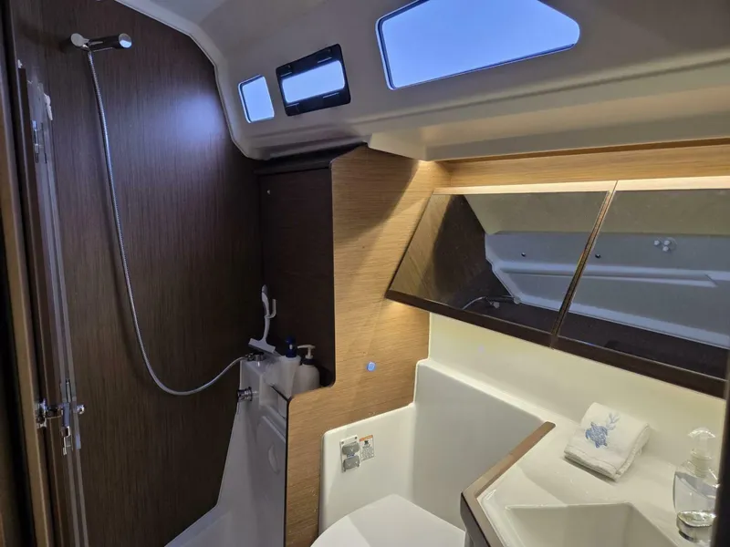 Slide: The Image of Head w/ Sink, Toilet, Shower Stall - 5742223