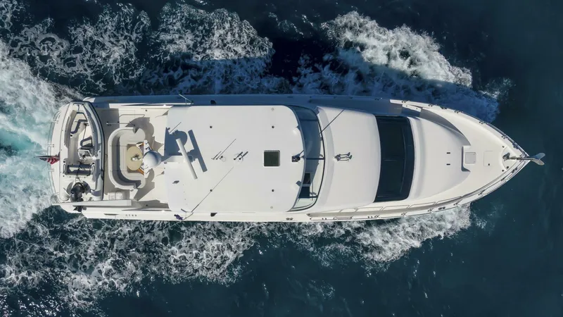 Slide: The Image of Hatteras 80 Gallopin- Aerial Profile 2007 Hatteras 80 Gallopin - 7648093