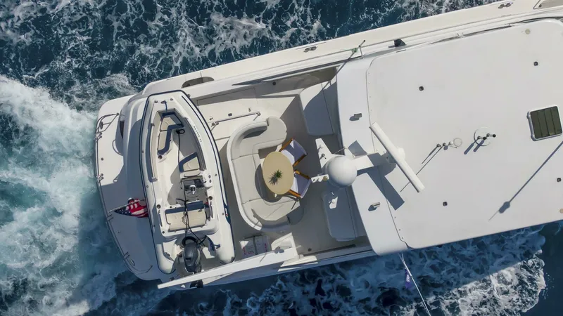 Slide: The Image of Hatteras 80 Gallopin- Aerial Profile 2007 Hatteras 80 Gallopin - 7648095