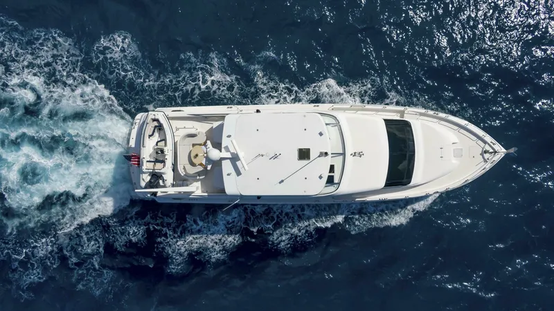 Slide: The Image of Hatteras 80 Gallopin- Aerial View 2007 Hatteras 80 Gallopin - 7648097