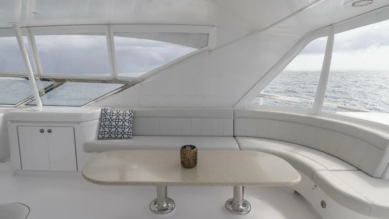 Slide: The Image of Hatteras 80 Gallopin- Flybridge Entertaining Area 2007 Hatteras 80  Gallopin - 5746903