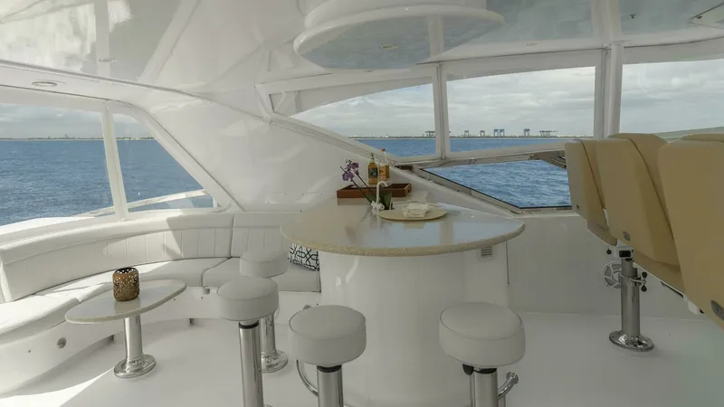 Slide: The Image of Hatteras 80 Gallopin- Flybridge Entertaining Area 2007 Hatteras 80 Gallopin - 7648149
