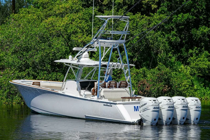 Slide: The Image of Aft Port Profile 2022 Valhalla V41 Center Console MISS ALLIED - 7679749