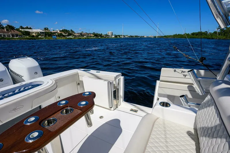 Slide: The Image of Cockpit Seating & Rod Holders 2022 Valhalla V41 Center Console MISS ALLIED - 7679739