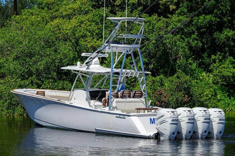 Slide: The Image of Aft Port Profile 2022 Valhalla V41 Center Console MISS ALLIED - 5747273